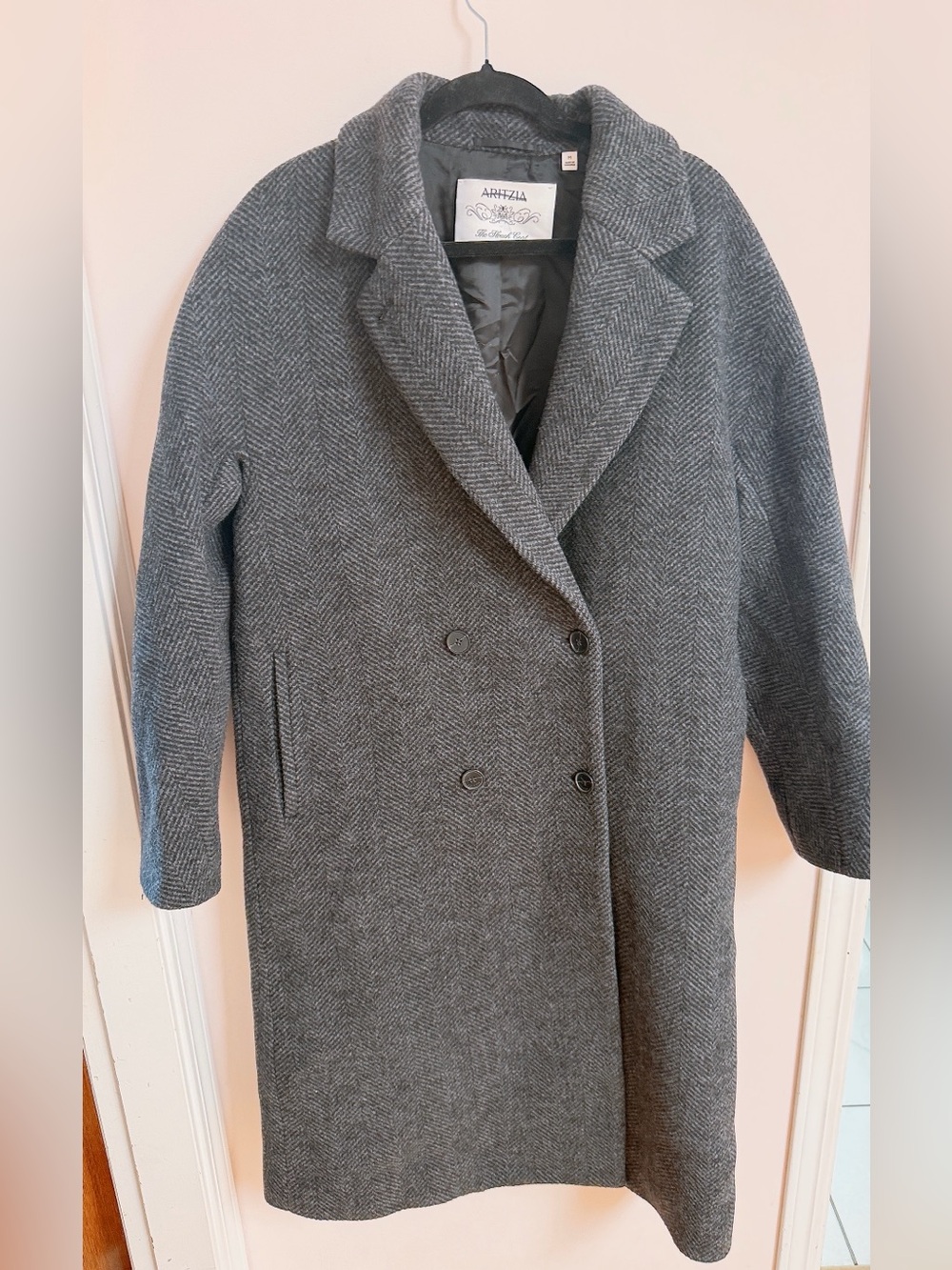 Aritzia The Slouch™ Coat - Soft Wool Cashmere - Picture 3 of 8